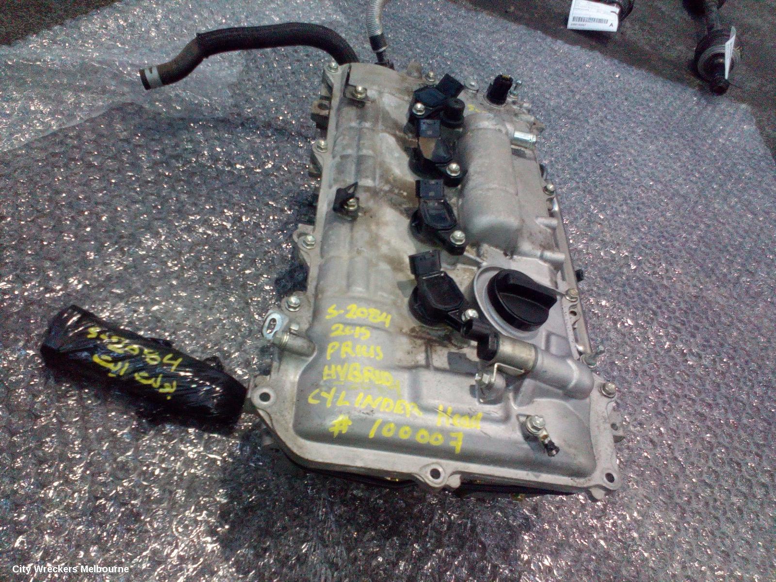 TOYOTA PRIUS CYLINDER HEAD, ZVW40R, PRIUS V, PETROL, 1.8, 2ZR-FXE, 05/2012 - 03/2021