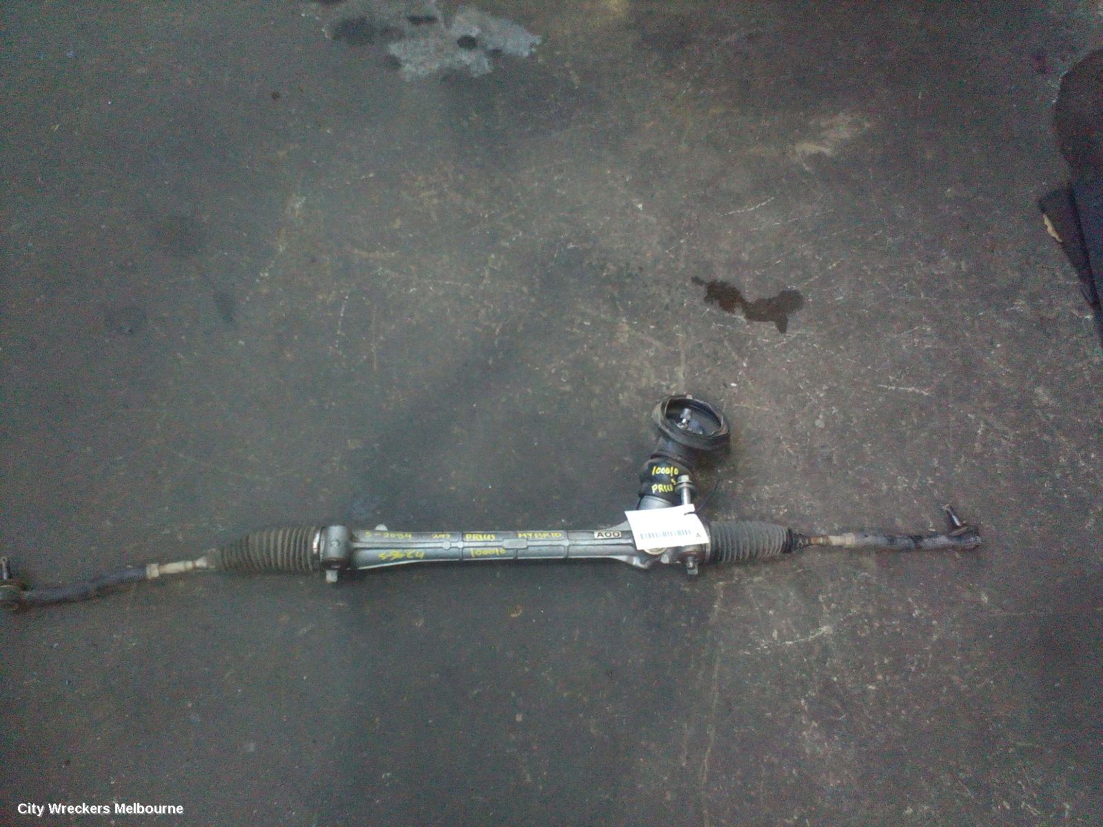 TOYOTA PRIUS STEERING BOX/RACK, ZVW40R, PRIUS V, 05/2012 - 03/2021
