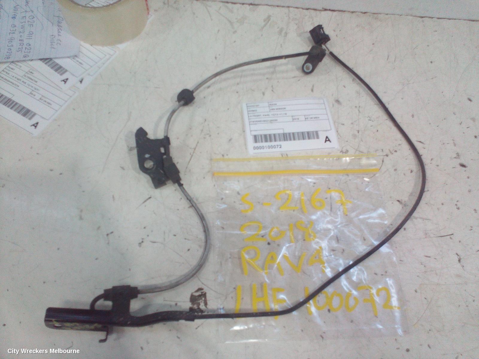 TOYOTA RAV4 ABS SENSOR, LH FRONT, XA40, 12/2012 - 11/2018