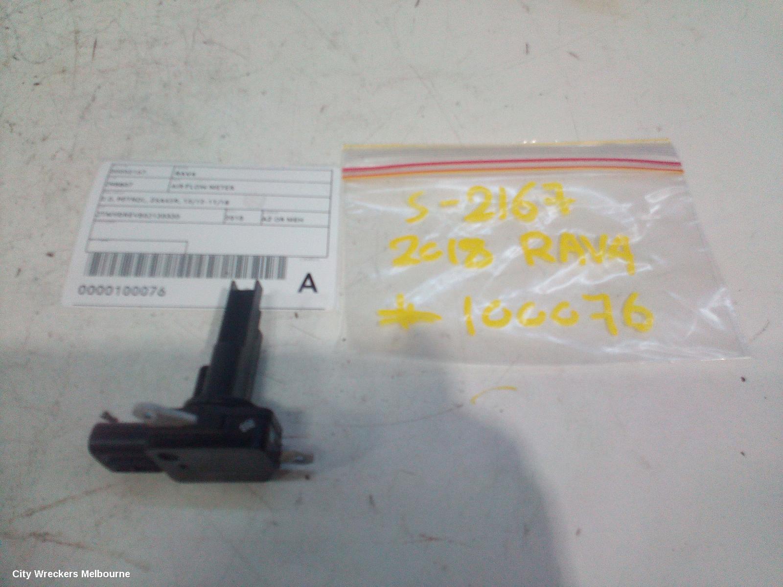 TOYOTA RAV4 AIR FLOW METER, 2.0, PETROL, ZSA42R, 12/2012 - 11/2018