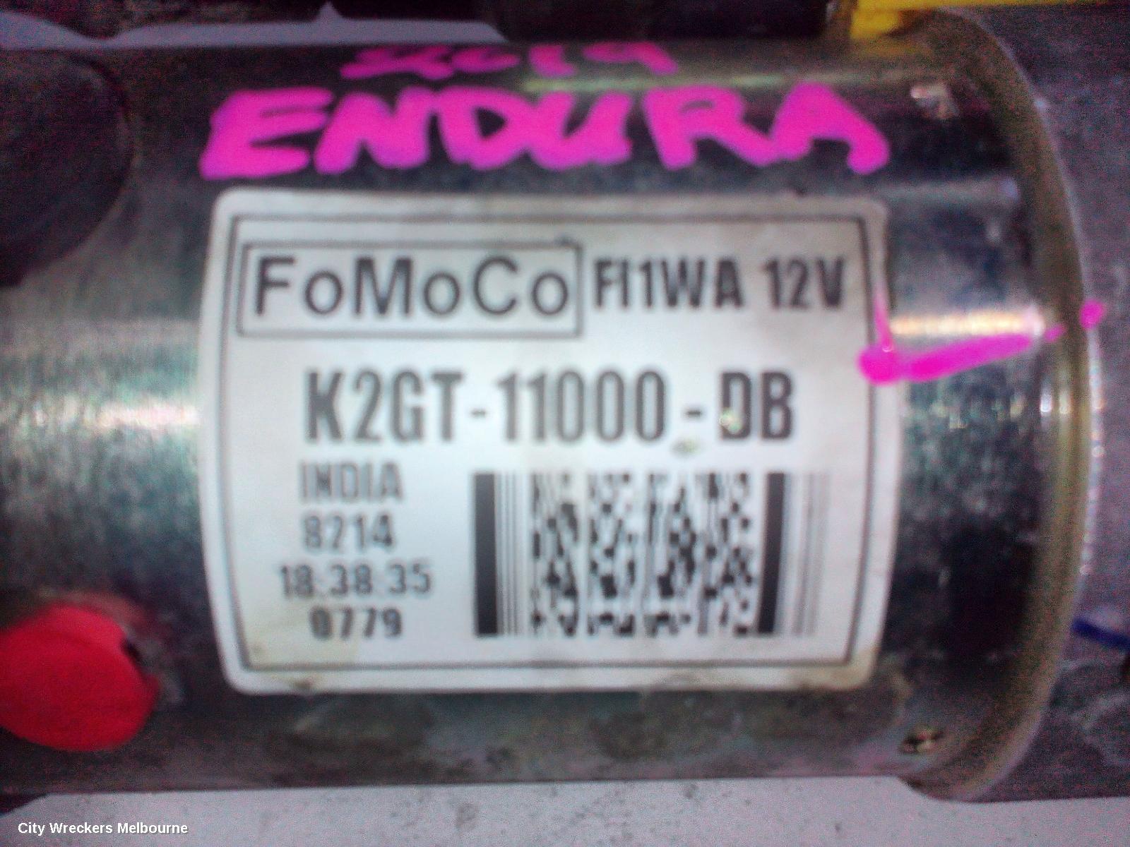 FORD ENDURA STARTER, DIESEL, 2.0, CA, 09/2018 - 06/2020