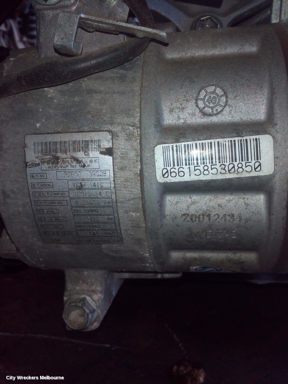 NISSAN PULSAR A/C COMPRESSOR, B17/C12, 1.8, PETROL, MRA8DE, 12/2012 - 12/2017
