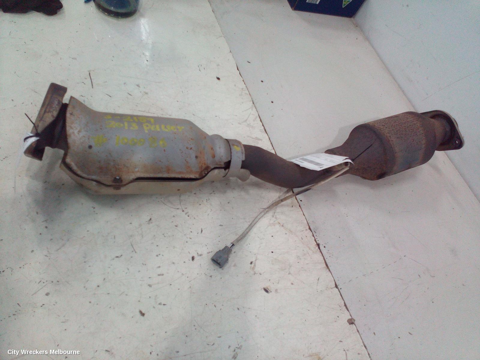 NISSAN PULSAR CATALYTIC CONVERTER, UNDER CAR-CAT TYPE, 1.8, PETROL, B17/C12, 12/2012 - 12/2017