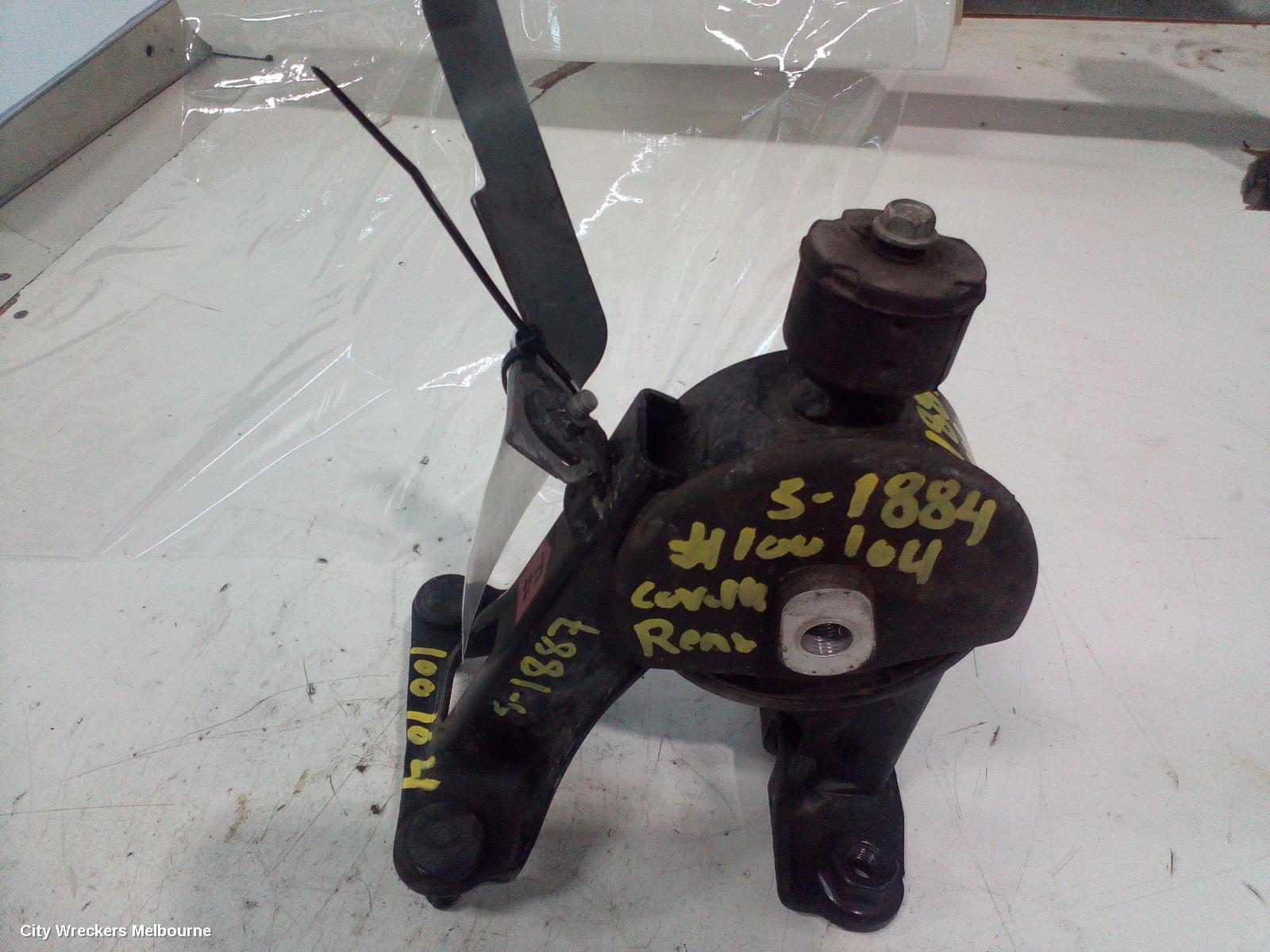 TOYOTA COROLLA MOUNT, ZRE182R 10/2012 - 06/2018