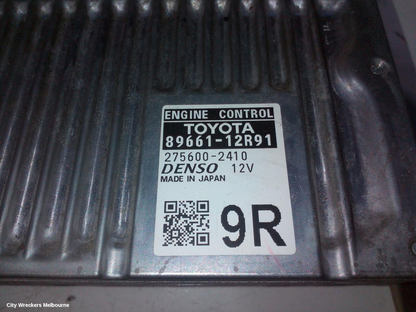 TOYOTA COROLLA ECU, ENGINE ECU, AUTO T/M, ECU ONLY, ZRE182R, 10/2012 - 06/2018