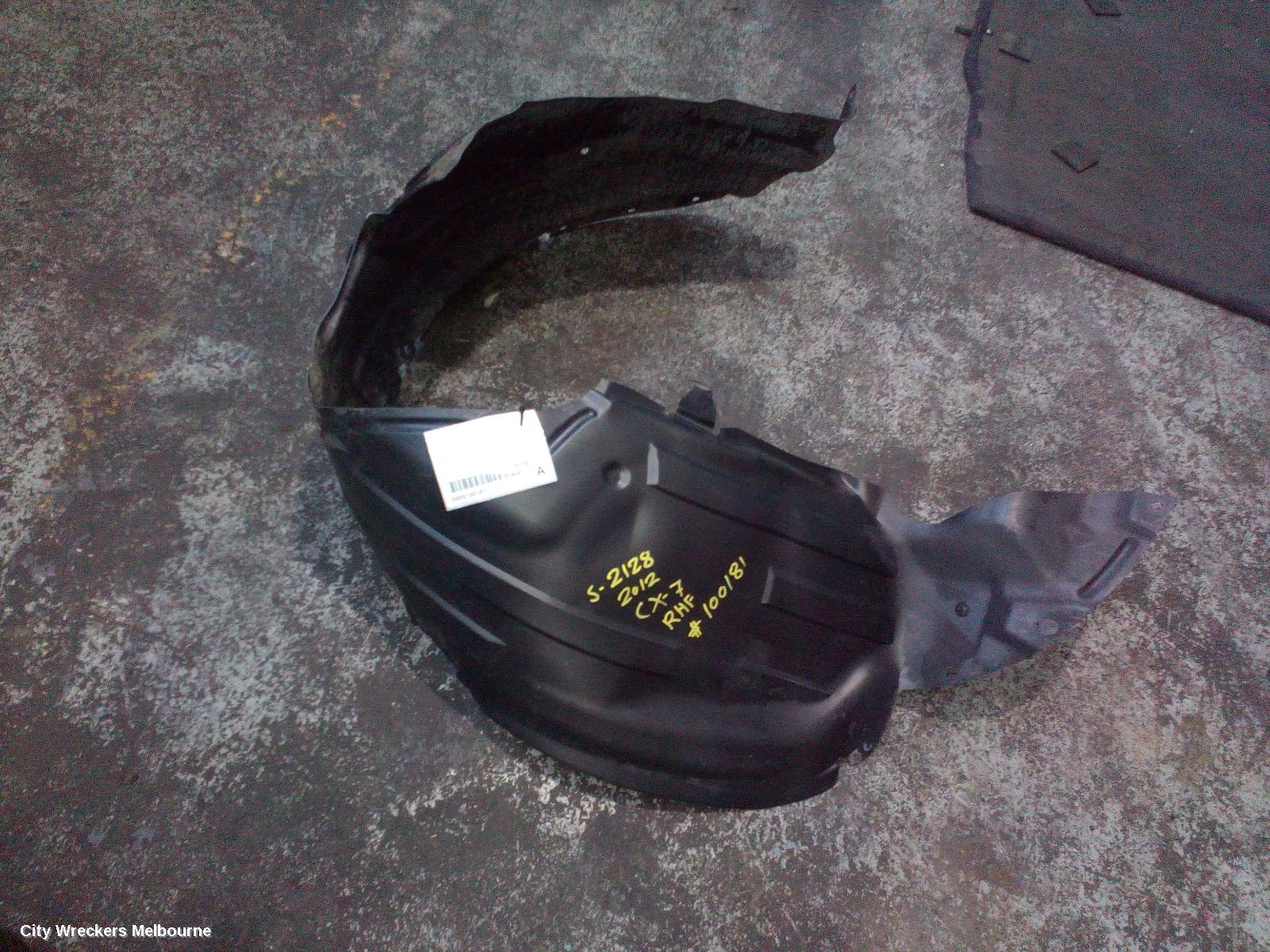 MAZDA CX7 RIGHT GUARD LINER, ER, PETROL TYPE, 06/2009 - 02/2012