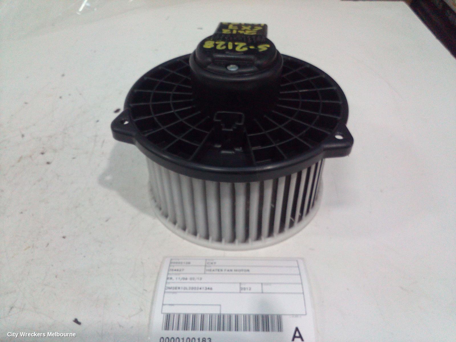 MAZDA CX7 HEATER FAN MOTOR, ER, 11/2006 - 02/2012