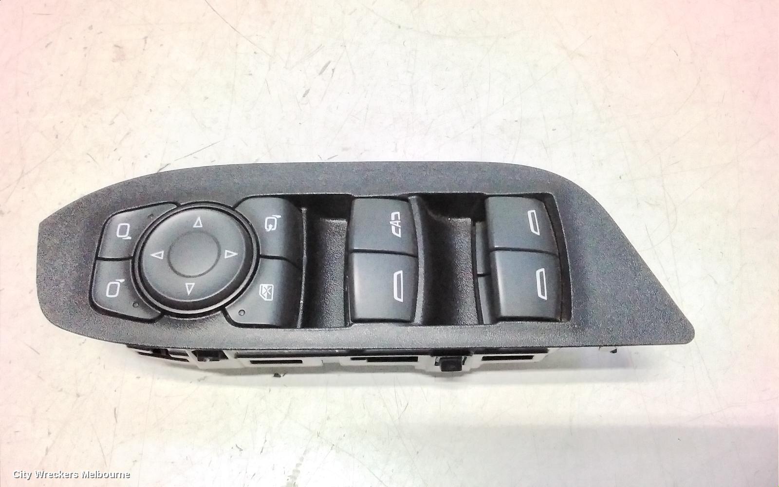 HOLDEN EQUINOX PWR DR WIND SWITCH, RH FRONT (MASTER SWITCH), EQ, POWER FOLDING MIRROR TYPE, 09/2017 - 12/2020