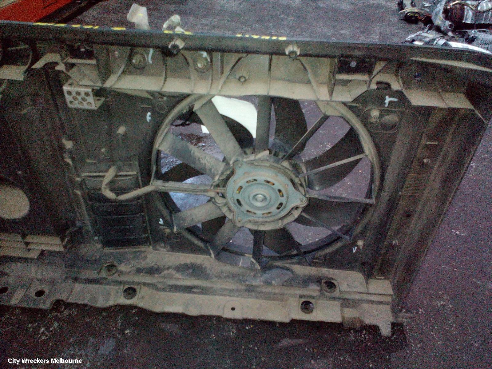 PEUGEOT 307 FAN, RADIATOR FAN, 130 WATT, 6 BLADE, T6, 10/2005 - 12/2006