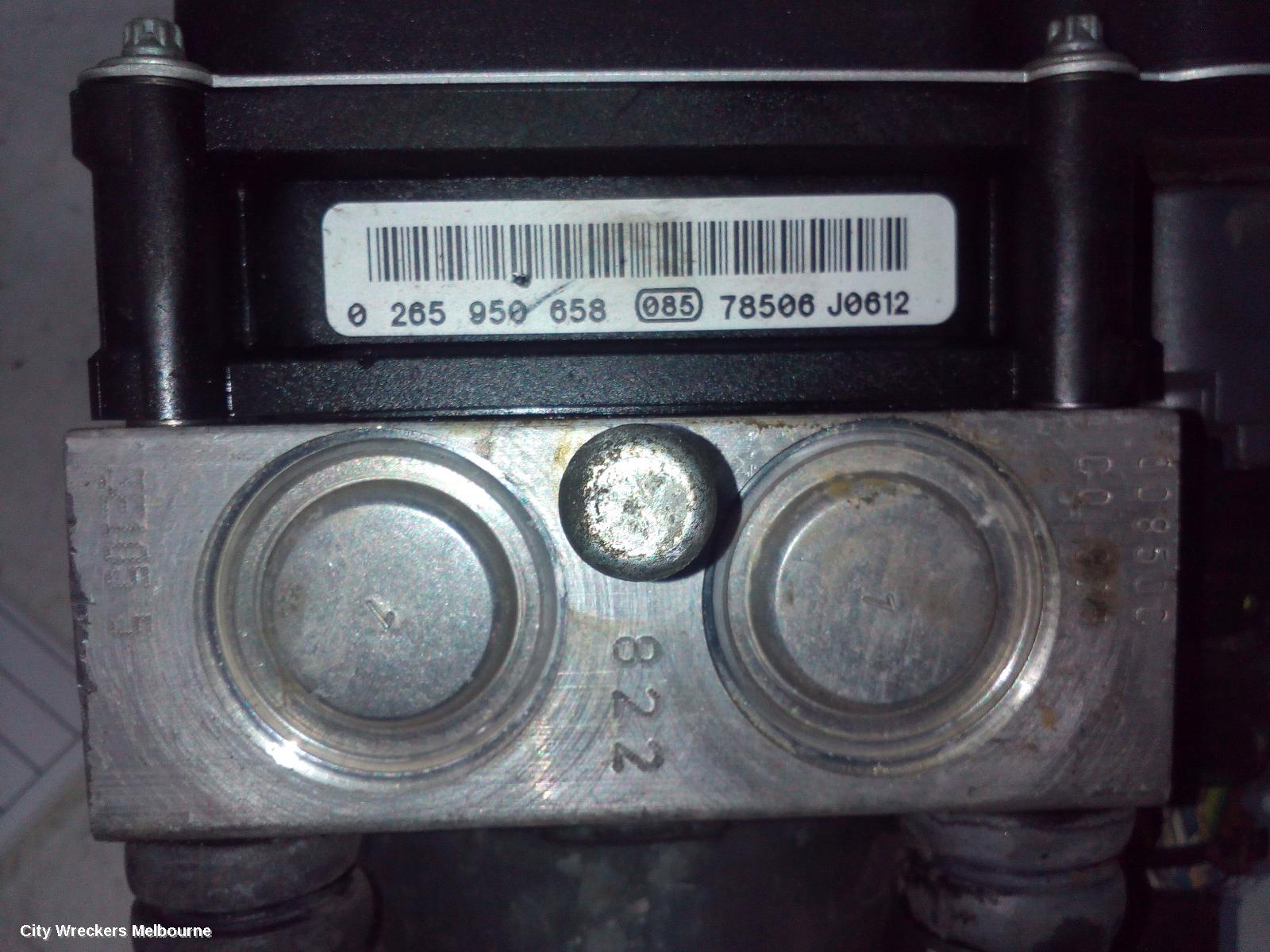 PEUGEOT 407 ABS PUMP/MODULATOR, 09/2004 - 06/2011