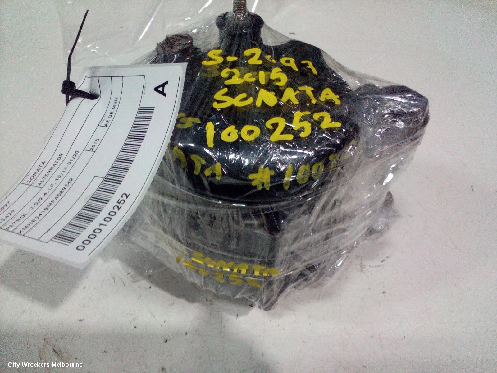 HYUNDAI SONATA ALTERNATOR, PETROL, 2.0/2.4, LF, 10/2014 - 01/2020