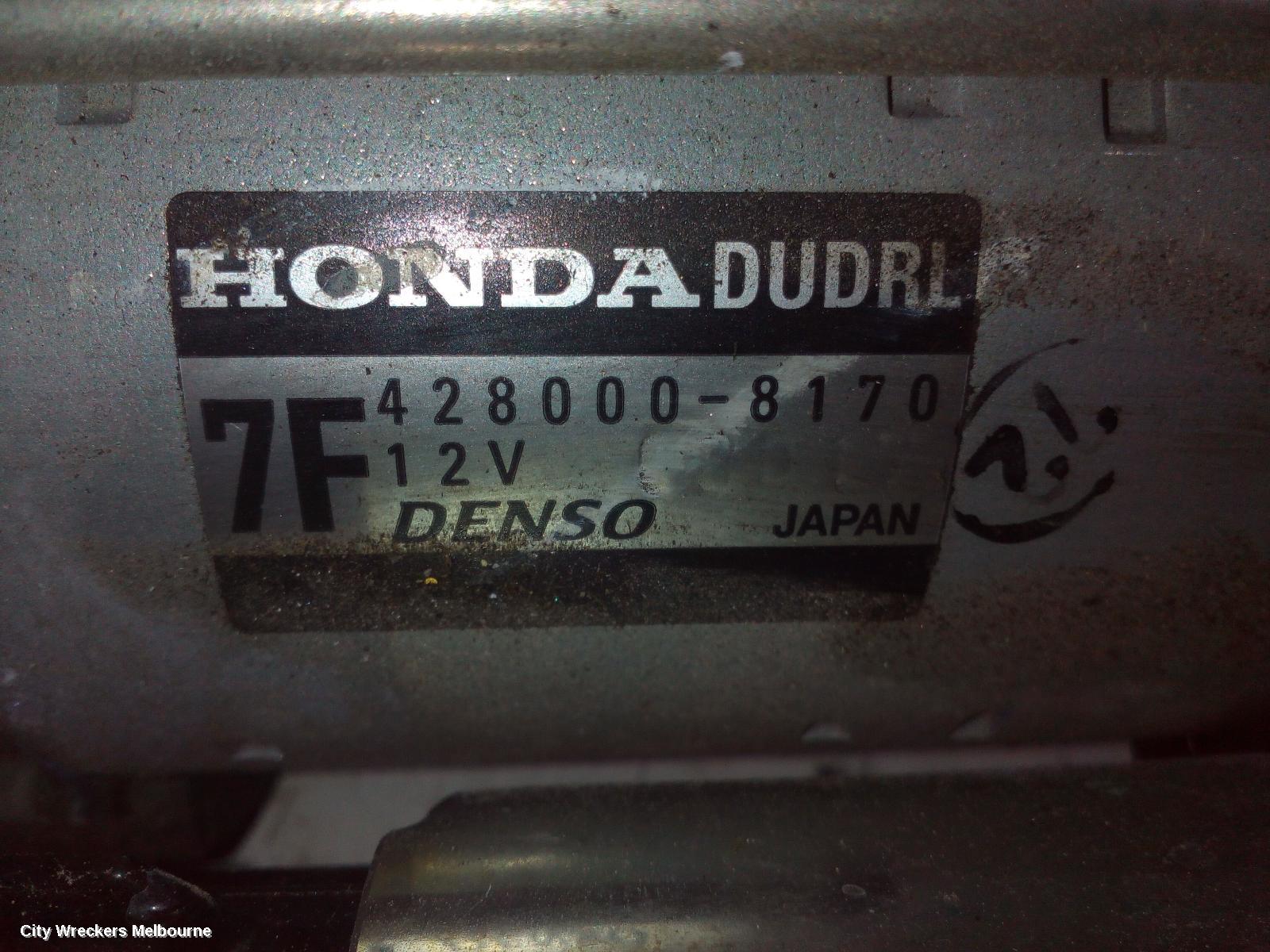 HONDA CIVIC STARTER, PETROL, 1.8, 10TH GEN, 05/2016 - 08/2021
