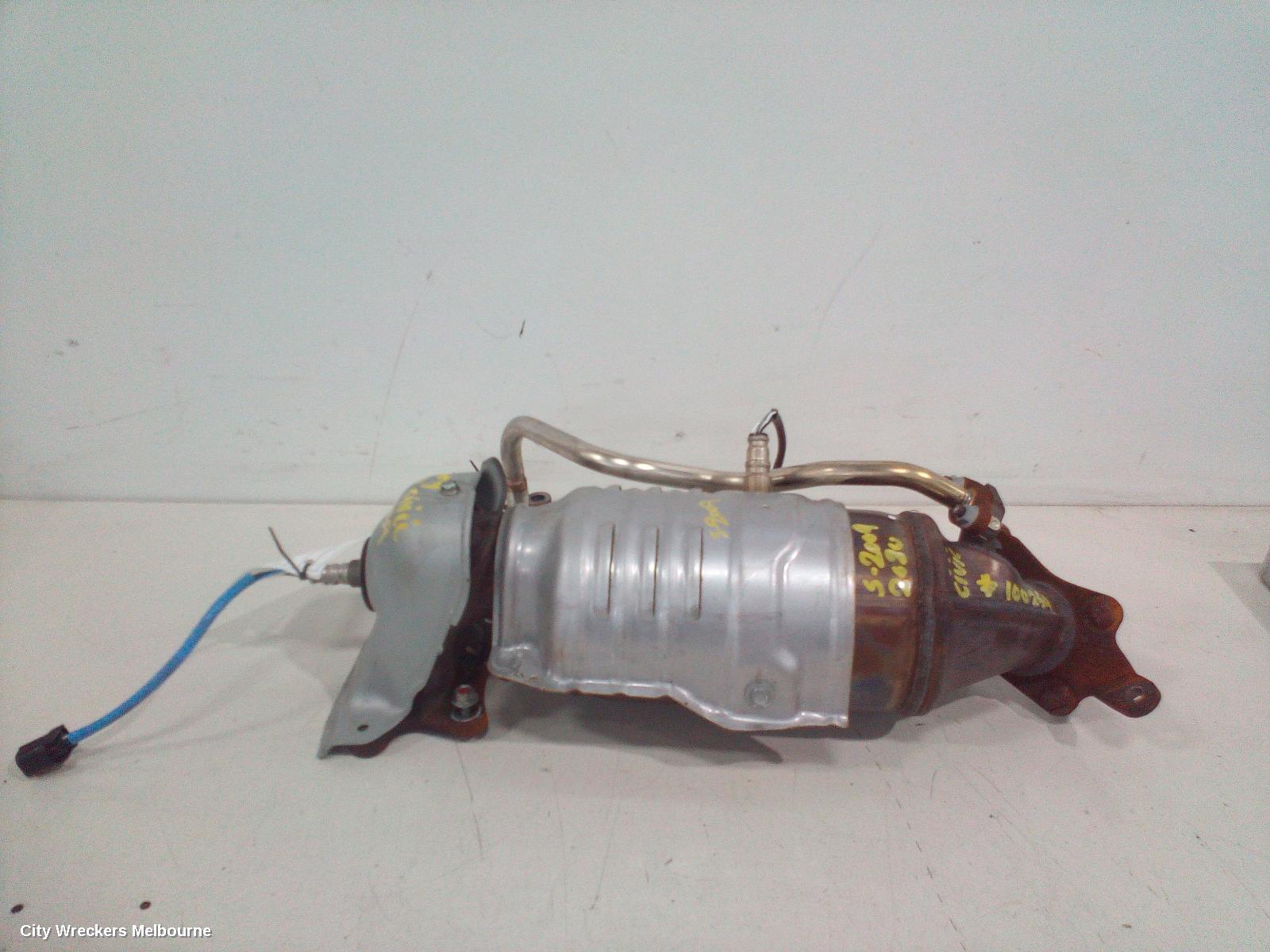 HONDA CIVIC CATALYTIC CONVERTER, MANIFOLD-CAT TYPE, 1.8, PETROL, 10TH GEN, 05/2016 - 08/2021