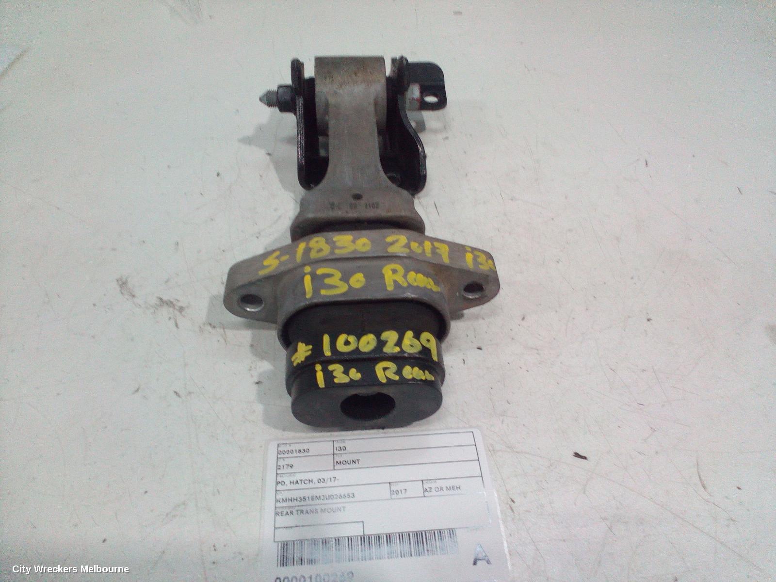HYUNDAI I30 MOUNT, PD, HATCH, 03/2017 ONWARDS