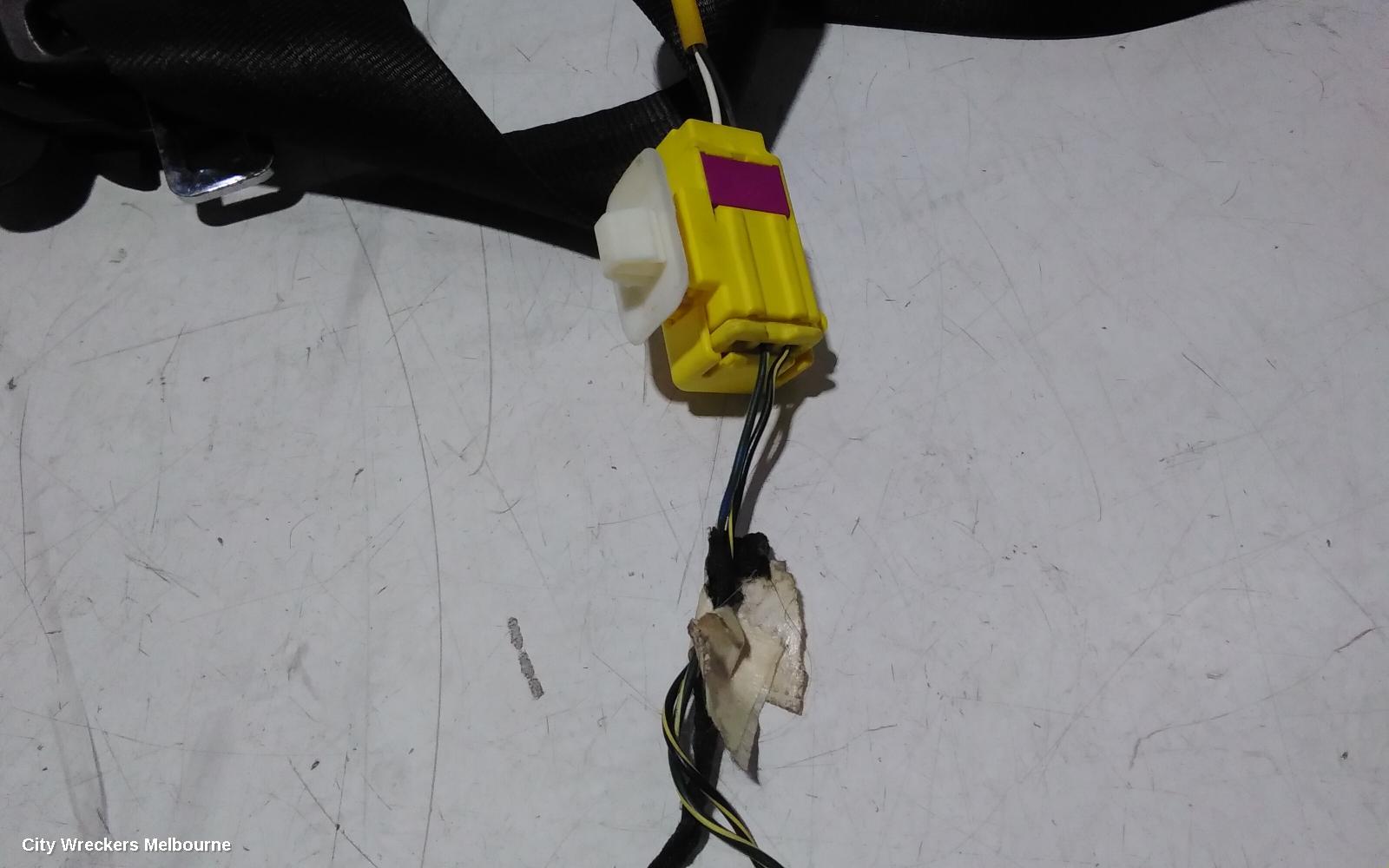 VOLKSWAGEN TIGUAN SEATBELT/STALK, RH FRONT, SEAT BELT STALK ONLY, BIG PLUG TYPE, 5N, 05/2008 - 11/2012