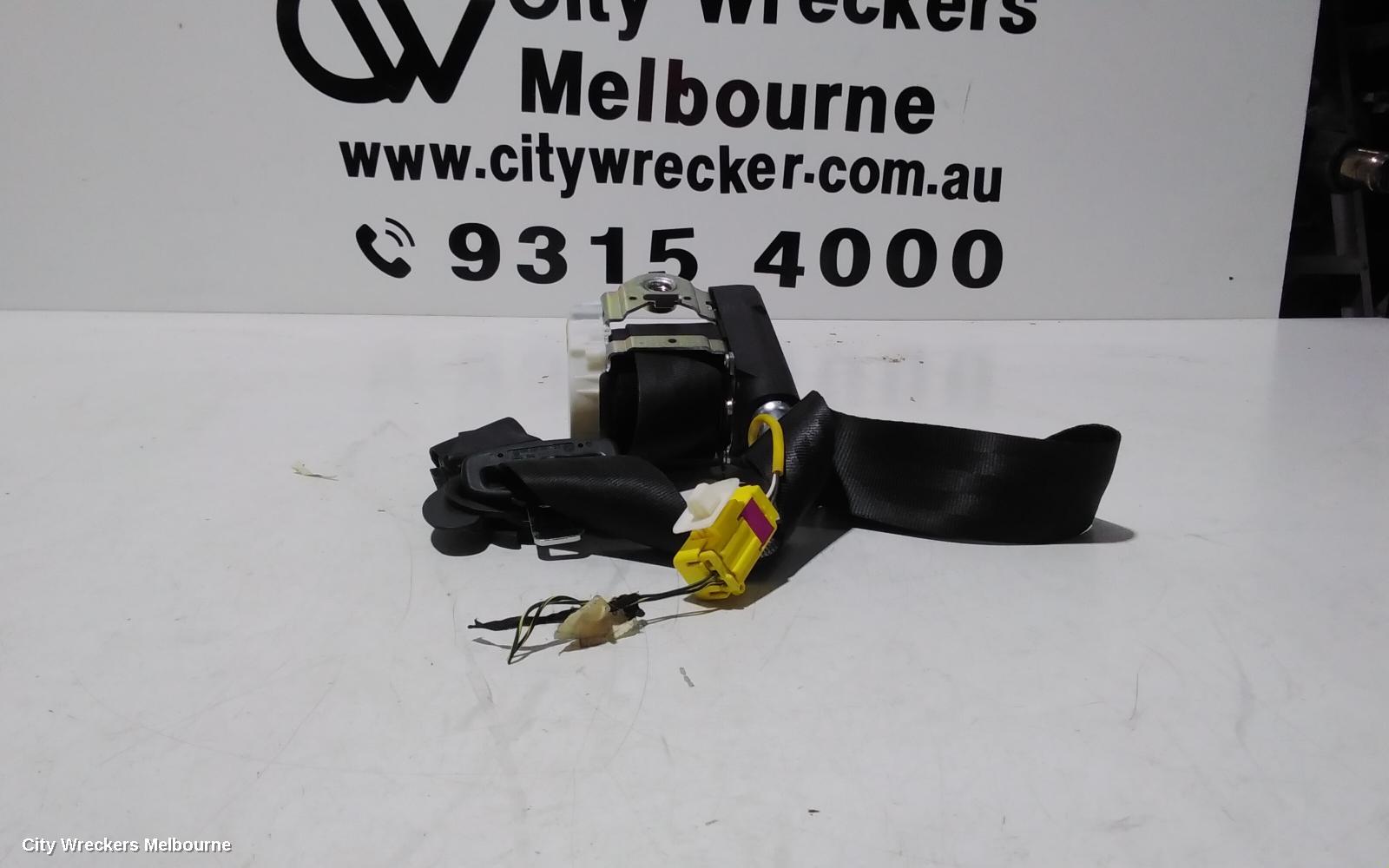 VOLKSWAGEN TIGUAN SEATBELT/STALK, RH FRONT, SEAT BELT STALK ONLY, BIG PLUG TYPE, 5N, 05/2008 - 11/2012