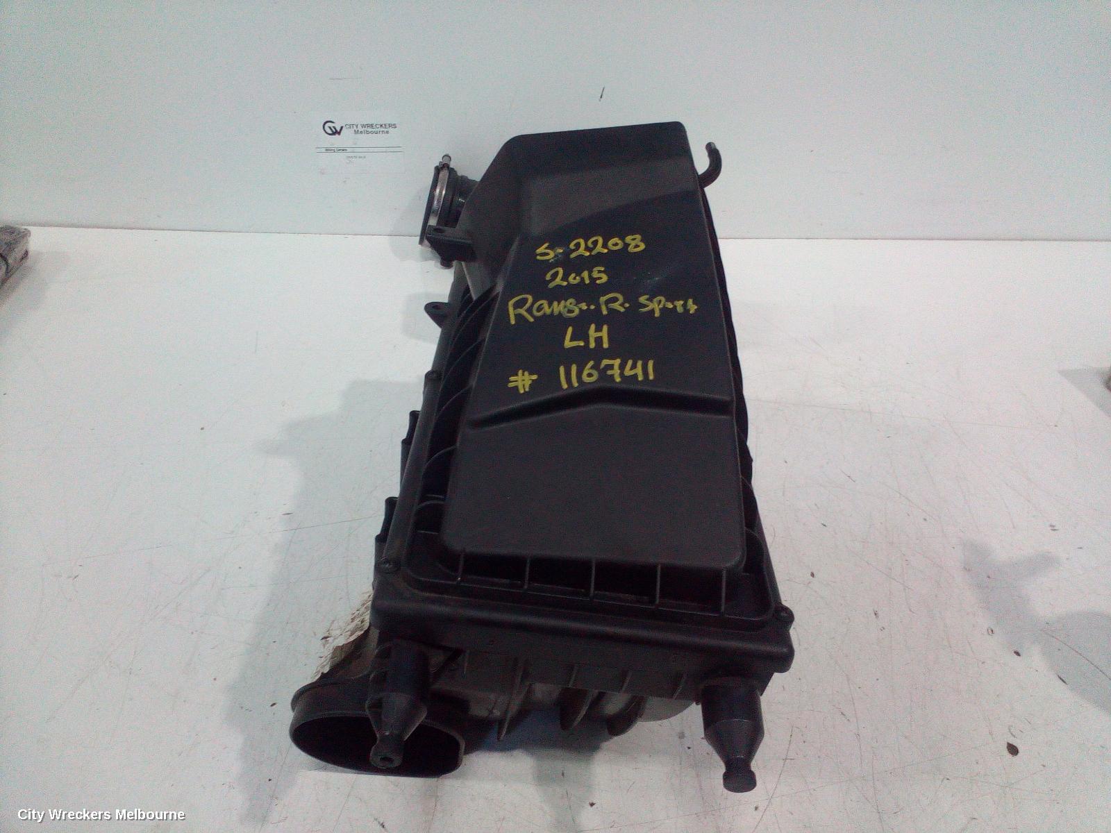 LAND ROVER RANGEROVER SPORT AIR CLEANER/BOX, L494, AIR CLEANER, DIESEL, 3.0, SINGLE TURBO, 06/2013 - 04/2022