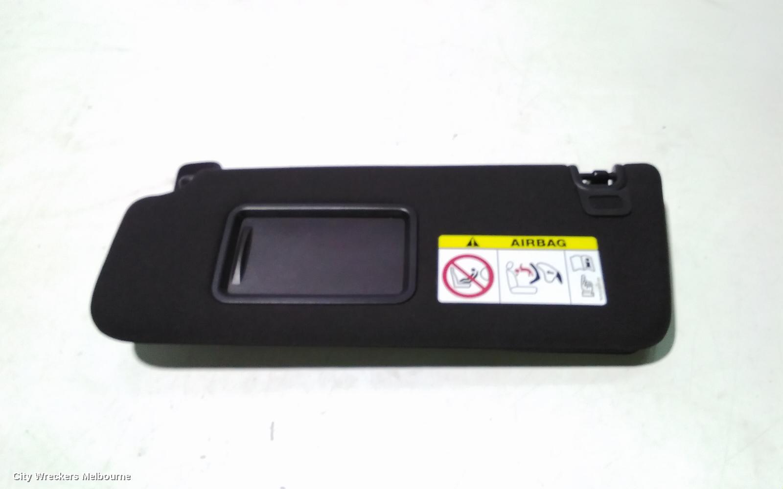 LAND ROVER RANGEROVER SPORT SUNVISOR, L494, LH SIDE, BLACK, 12/2013 - 04/2022