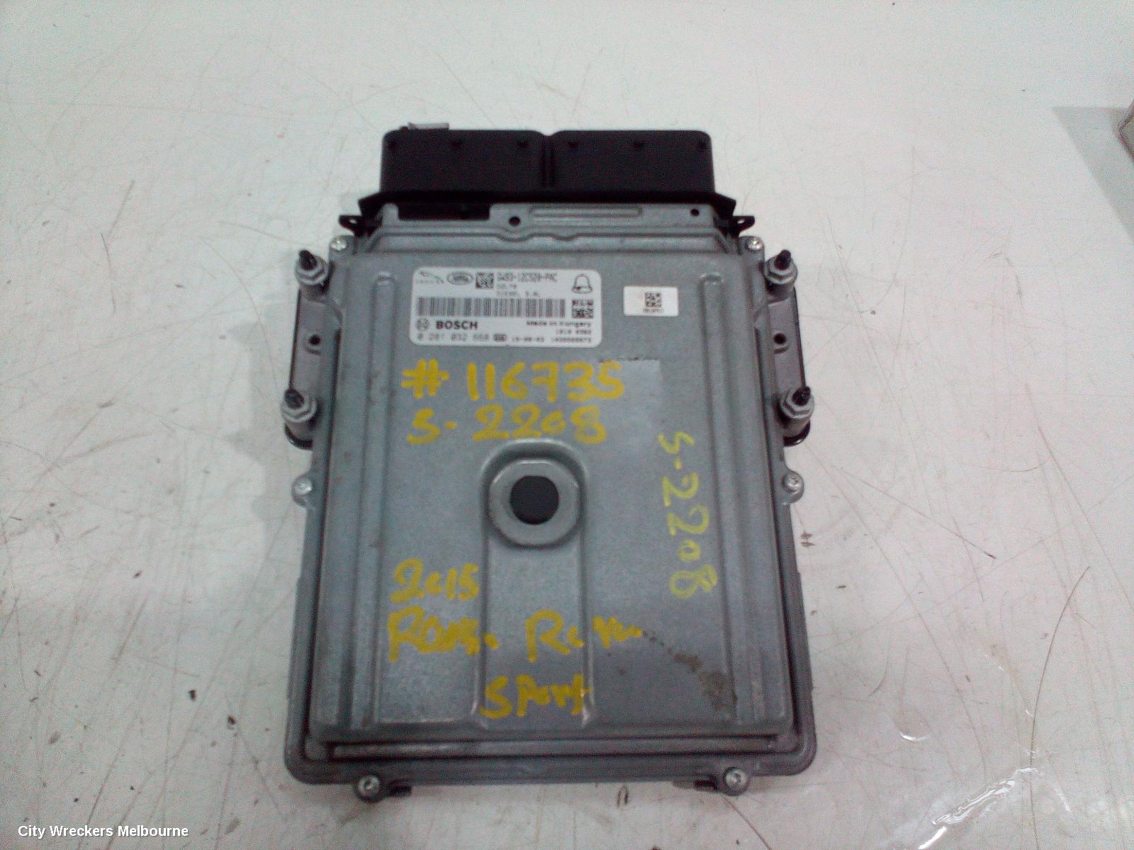 LAND ROVER RANGEROVER SPORT ECU, ENGINE ECU, 3.0, DIESEL, ECU ONLY, L494, 06/2013 - 04/2022