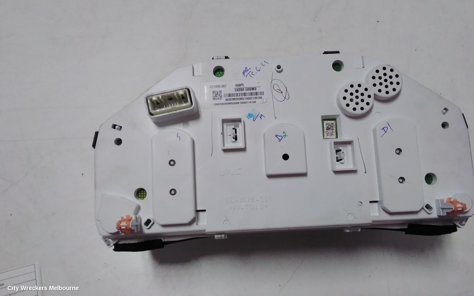 SUZUKI BALENO INSTRUMENT CLUSTER, AUTO T/M, 1.4, EW, 04/2016 ONWARDS