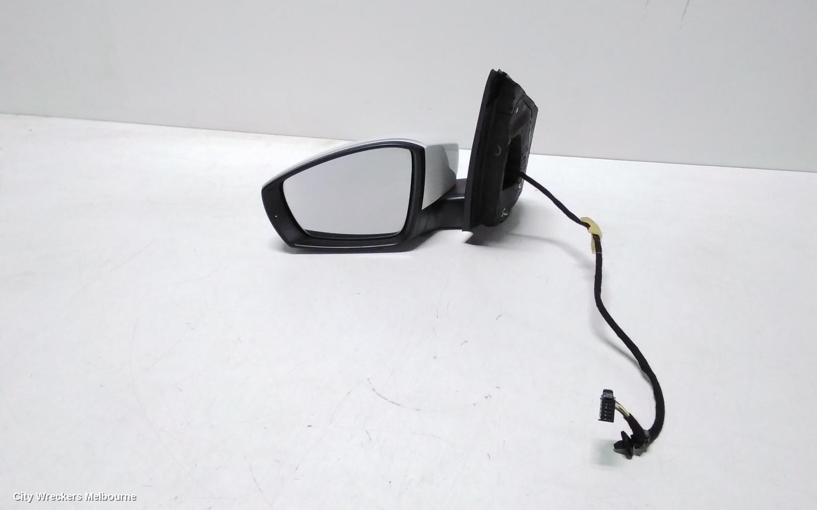 VOLKSWAGEN POLO LEFT DOOR MIRROR, 6R, HEATED TYPE, 05/2010 - 05/2014
