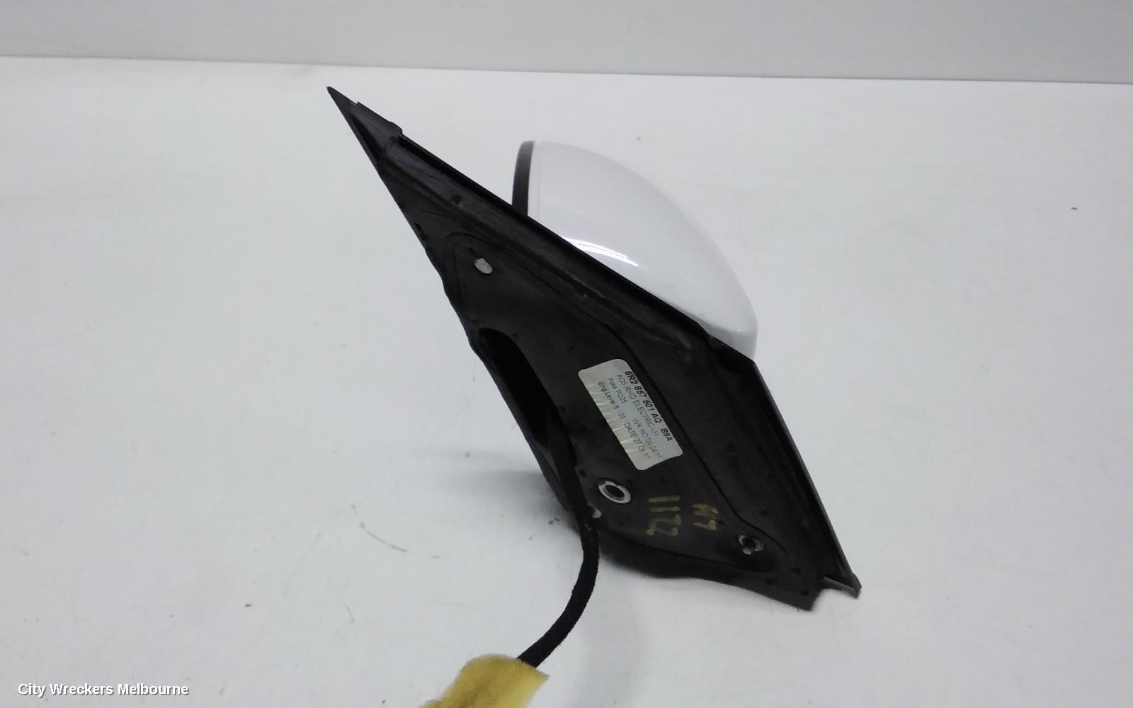 VOLKSWAGEN POLO LEFT DOOR MIRROR, 6R, HEATED TYPE, 05/2010 - 05/2014