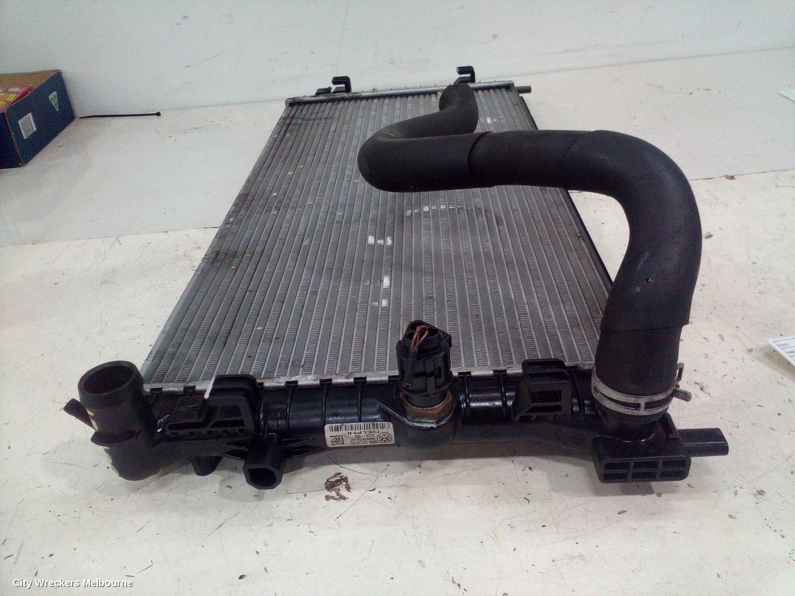 VOLKSWAGEN POLO RADIATOR, AUTO, 1.6, DIESEL, 6R, 05/2010 - 05/2014