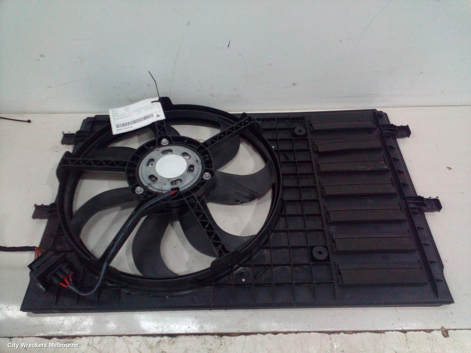 VOLKSWAGEN POLO FAN, SINGLE FAN ASSY, 1.2/1.6, PETROL/DIESEL, 6R, 05/2010 - 09/2017