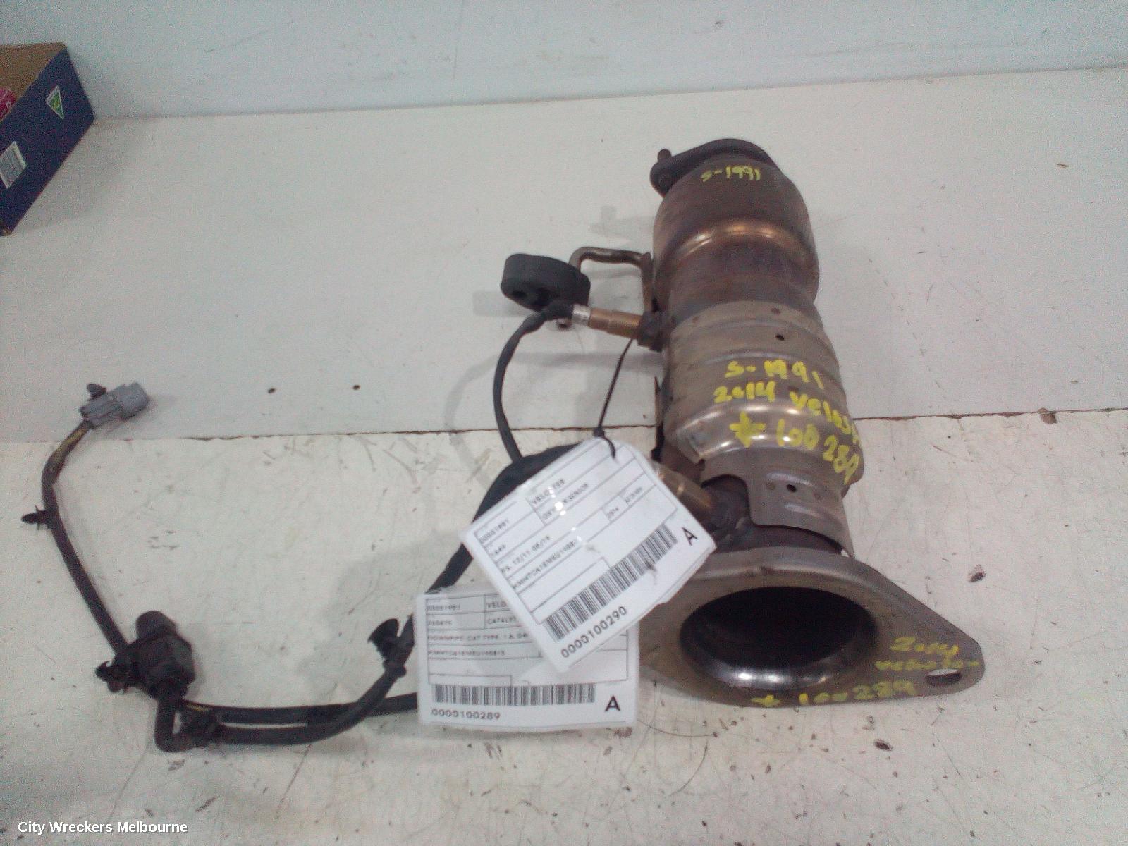 HYUNDAI VELOSTER CATALYTIC CONVERTER, DOWNPIPE-CAT TYPE, 1.6, G4FJ, PETROL, FS, 07/2012 - 02/2018