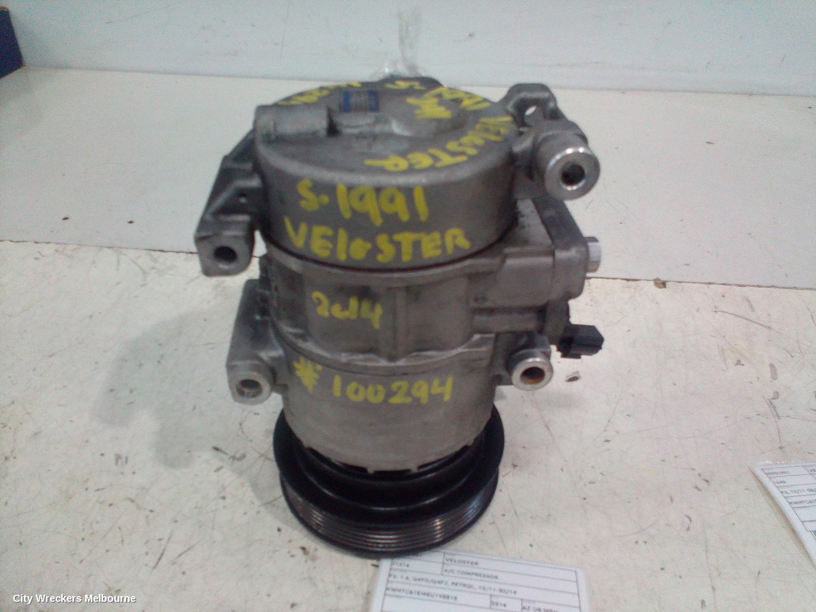 HYUNDAI VELOSTER A/C COMPRESSOR, FS, 1.6, G4FD/G4FJ, PETROL, 12/2011 - 02/2014