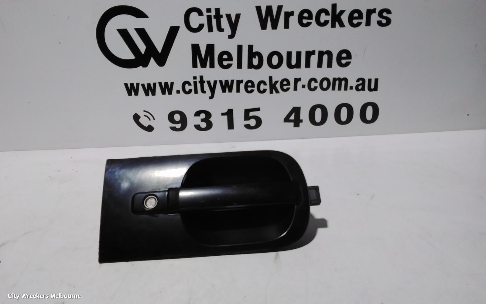 HYUNDAI ILOAD/IMAX DOOR HANDLE, OUTER, RH FRONT, BLACK, TQ, 11/2007 - 03/2021