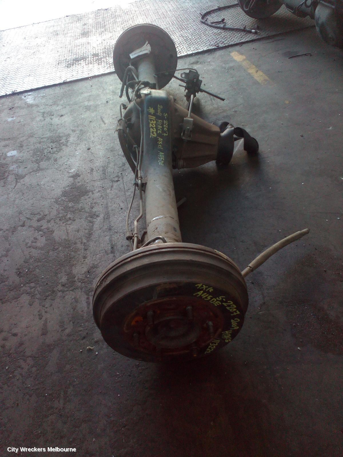 TOYOTA HIACE REAR DIFF ASSEMBLY, PETROL, TRH, LWB, 4.875 RATIO (A07A CODE), ABS TYPE, 03/2015 - 04/2019