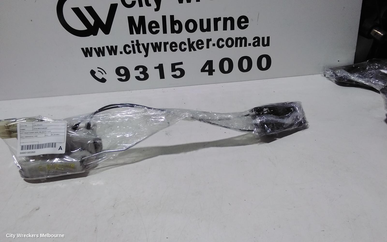 HOLDEN COLORADO DOOR/BOOT/GATE LOCK, LEFT FRONT DOOR LOCK, RG, 01/2012 - 12/2020