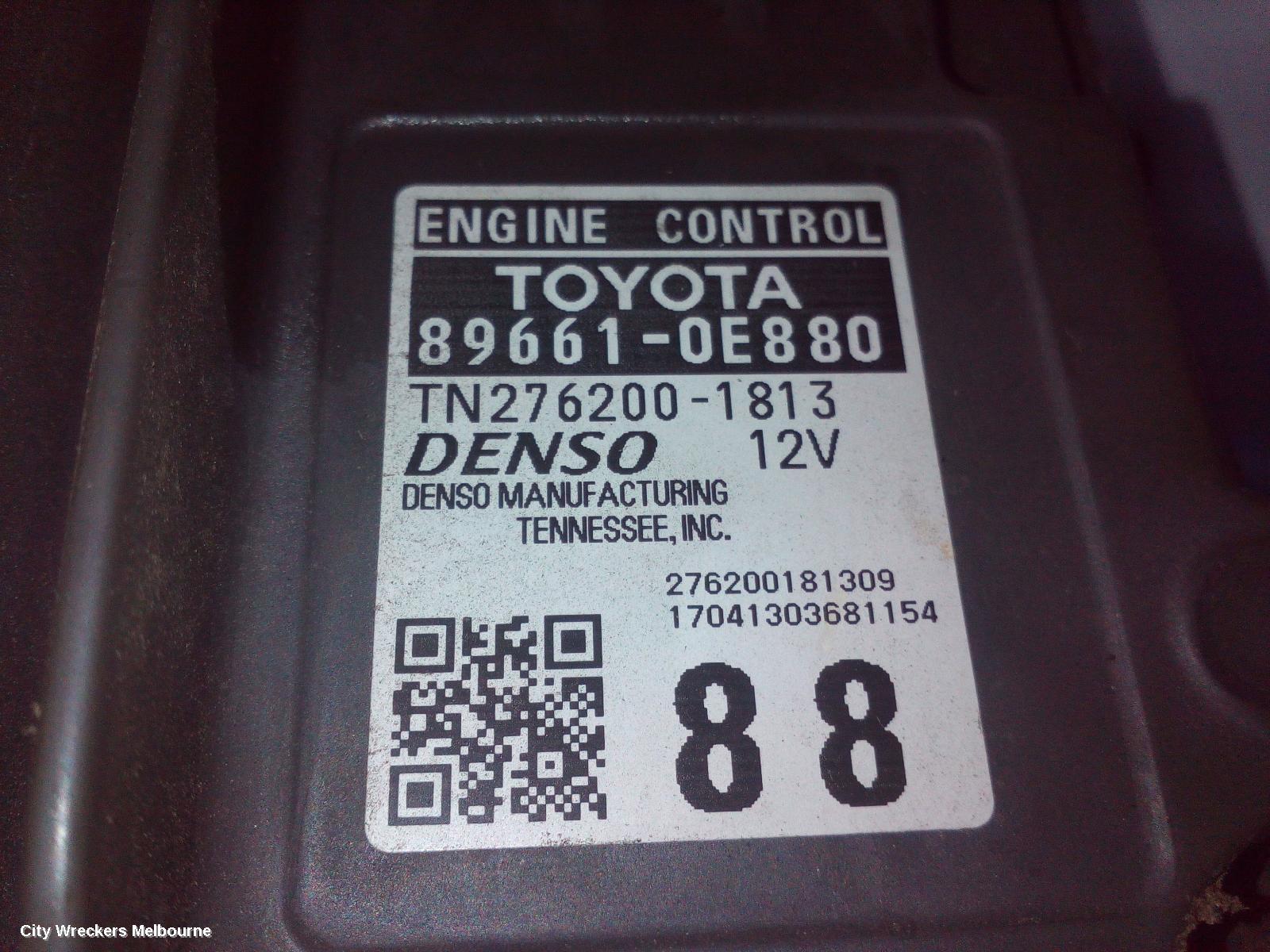 TOYOTA KLUGER ECU, ENGINE ECU, 3.5, PETROL, 2GR-FKS, ECU ONLY, GSU50/GSU55, 11/2016 - 02/2021