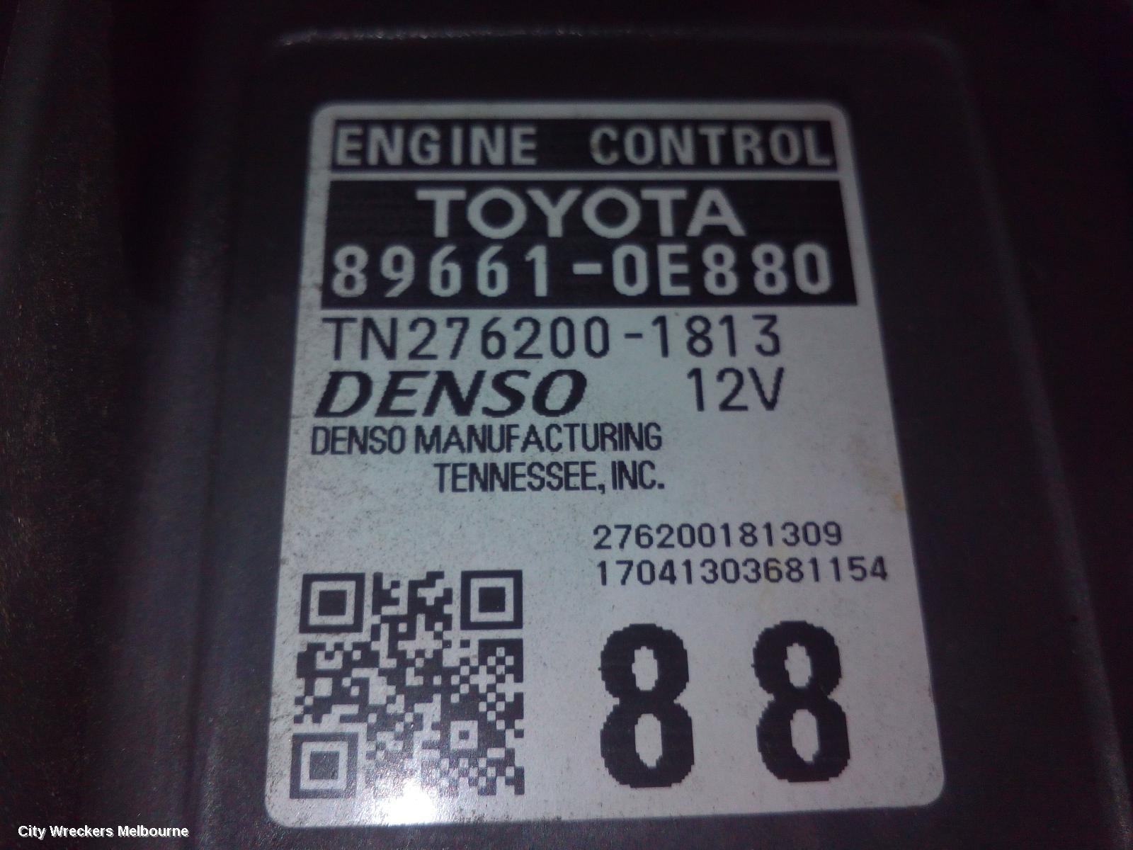 TOYOTA KLUGER ECU, ENGINE ECU, 3.5, PETROL, 2GR-FKS, ECU ONLY, GSU50/GSU55, 11/2016 - 02/2021