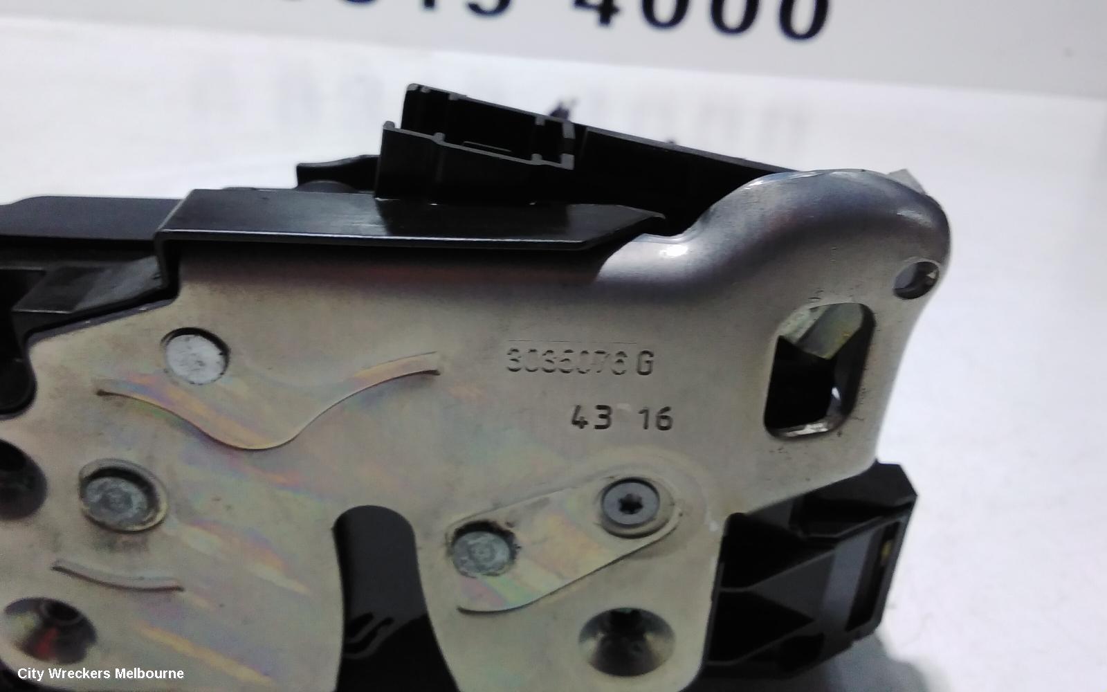HOLDEN ASTRA DOOR/BOOT/GATE LOCK, RIGHT REAR DOOR LOCK, BK, 5DR HATCH/WAGON, 09/2016 ONWARDS