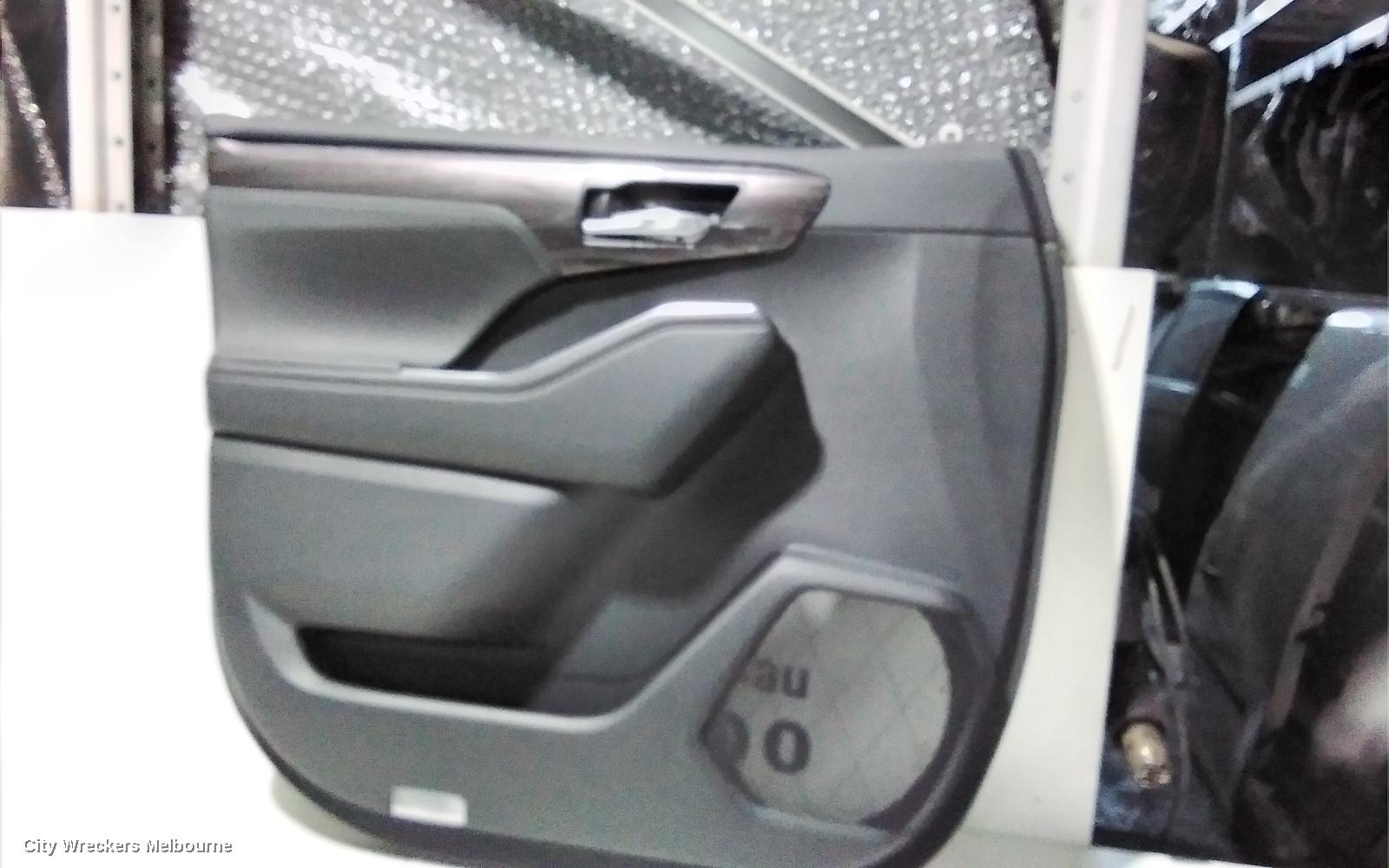 TOYOTA KLUGER DOOR TRIM, LH FRONT, XU70 SERIES, GRANDE, LEATHER, BLACK, 03/2021 ONWARDS