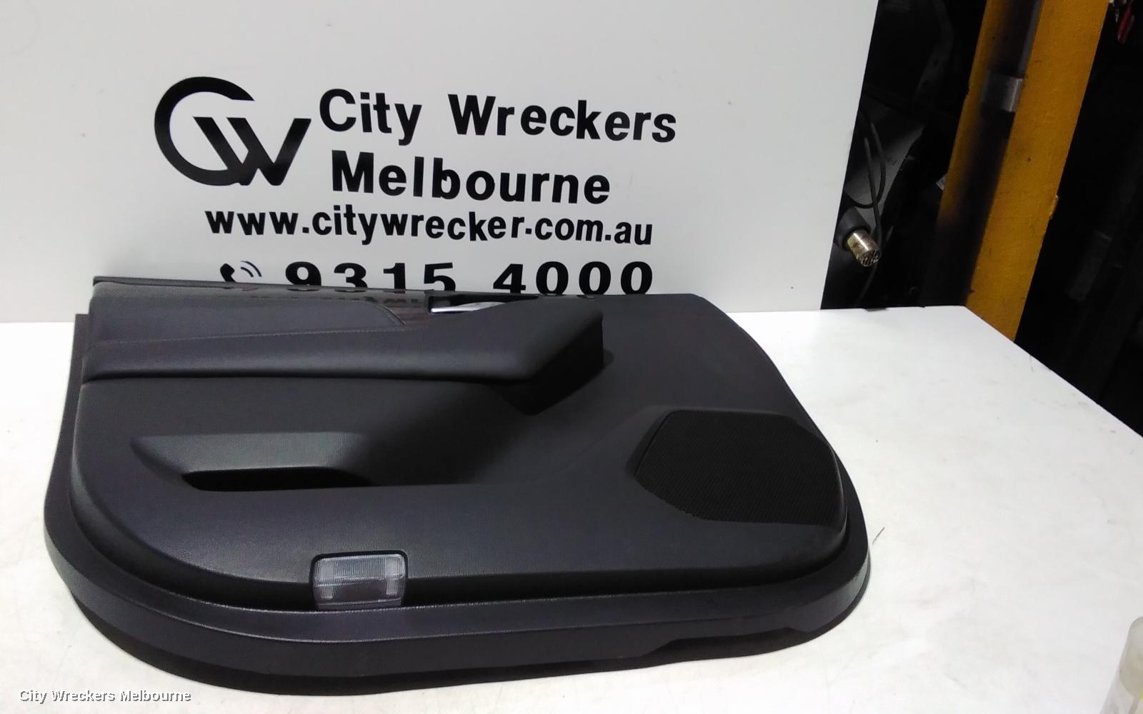 TOYOTA KLUGER DOOR TRIM, LH FRONT, XU70 SERIES, GRANDE, LEATHER, BLACK, 03/2021 ONWARDS