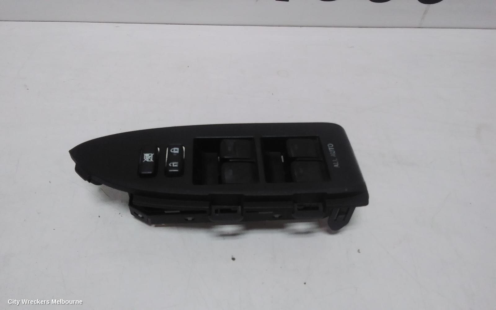 TOYOTA PRIUS PWR DR WIND SWITCH, ZVW30R, RH FRONT (MASTER SWITCH), 07/2009 - 12/2015