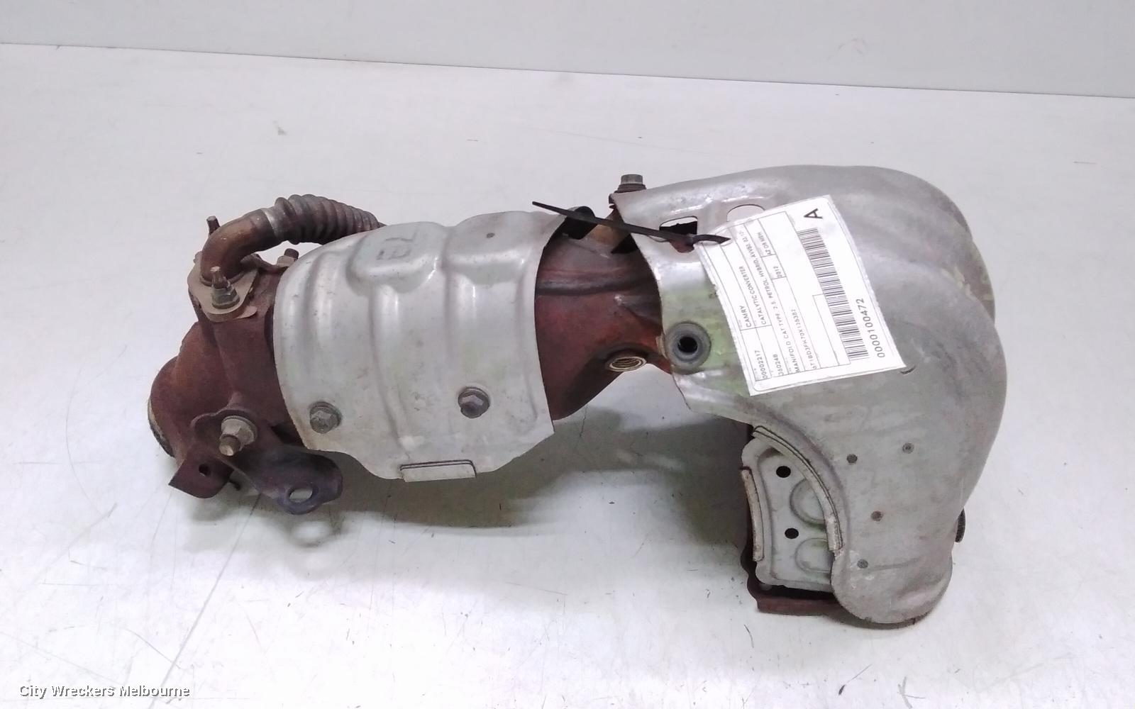 TOYOTA CAMRY CATALYTIC CONVERTER, MANIFOLD-CAT TYPE, 2.5, PETROL, HYBRID, AVV50, 03/2012 - 10/2017