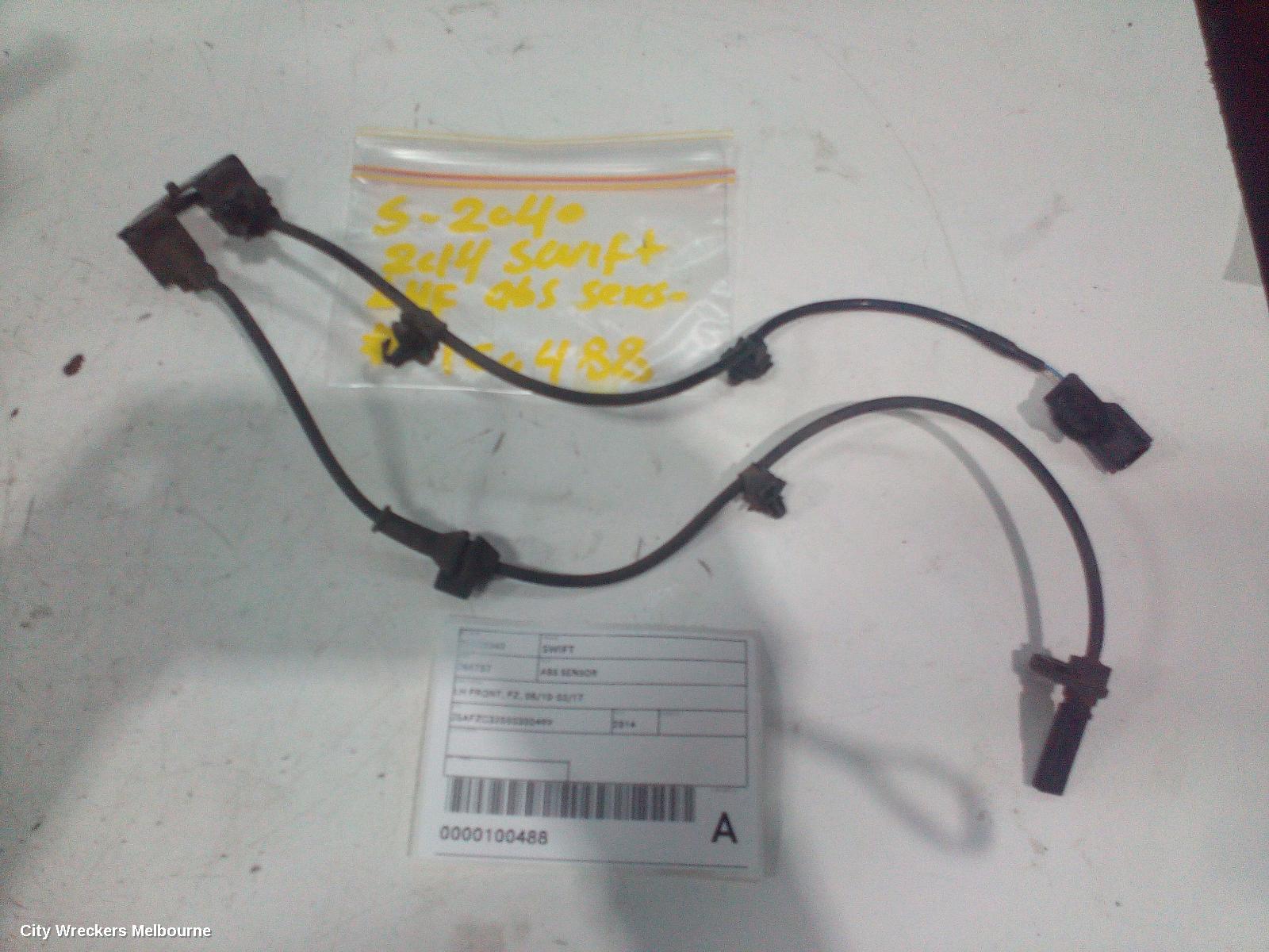 SUZUKI SWIFT ABS SENSOR, LH FRONT, FZ, 08/2010 - 03/2017
