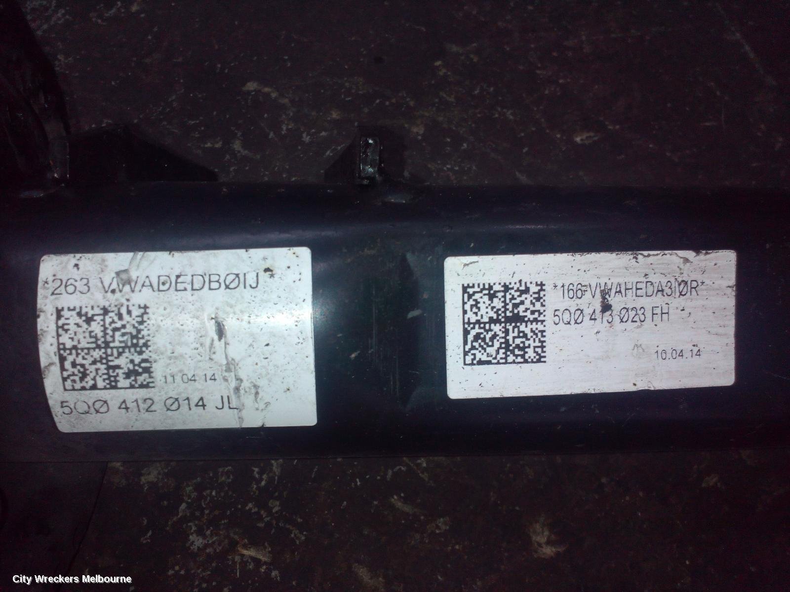 SKODA OCTAVIA LEFT FRONT STRUT, NE, 09/2013 - 09/2020