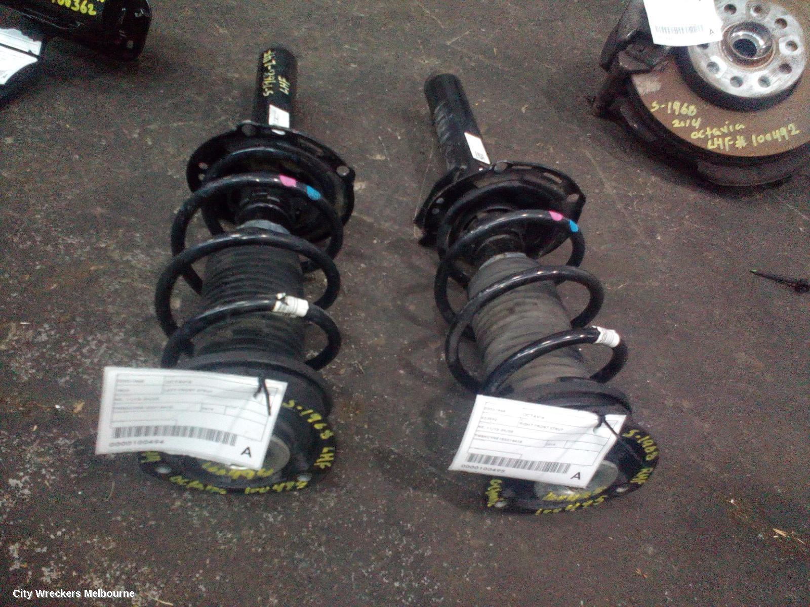 SKODA OCTAVIA LEFT FRONT STRUT, NE, 09/2013 - 09/2020