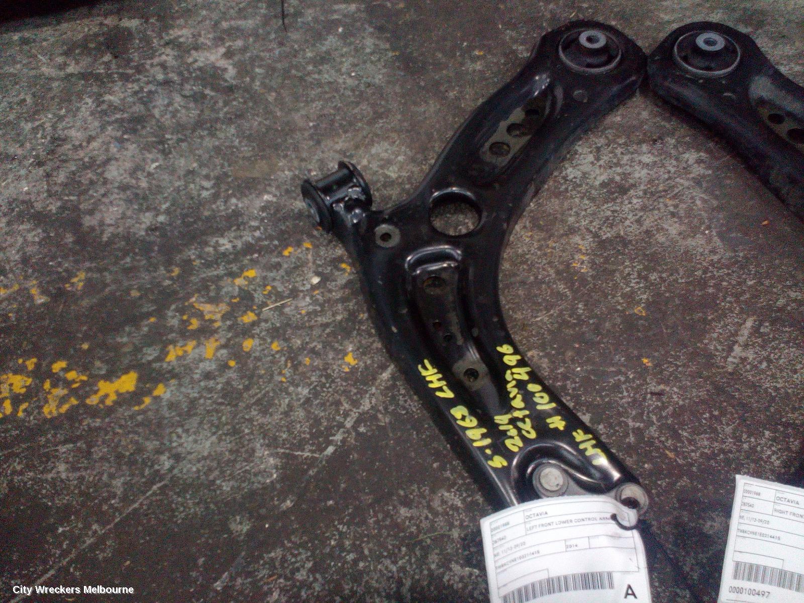 SKODA OCTAVIA LEFT FRONT LOWER CONTROL ARM, NE, 11/2013 - 09/2020