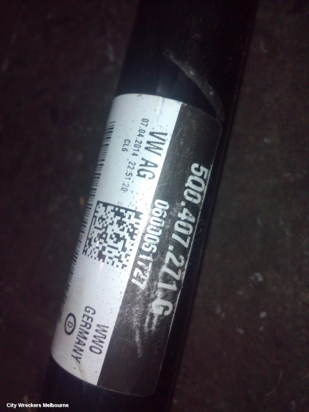 SKODA OCTAVIA LEFT DRIVESHAFT, NE, 09/2013 - 09/2020