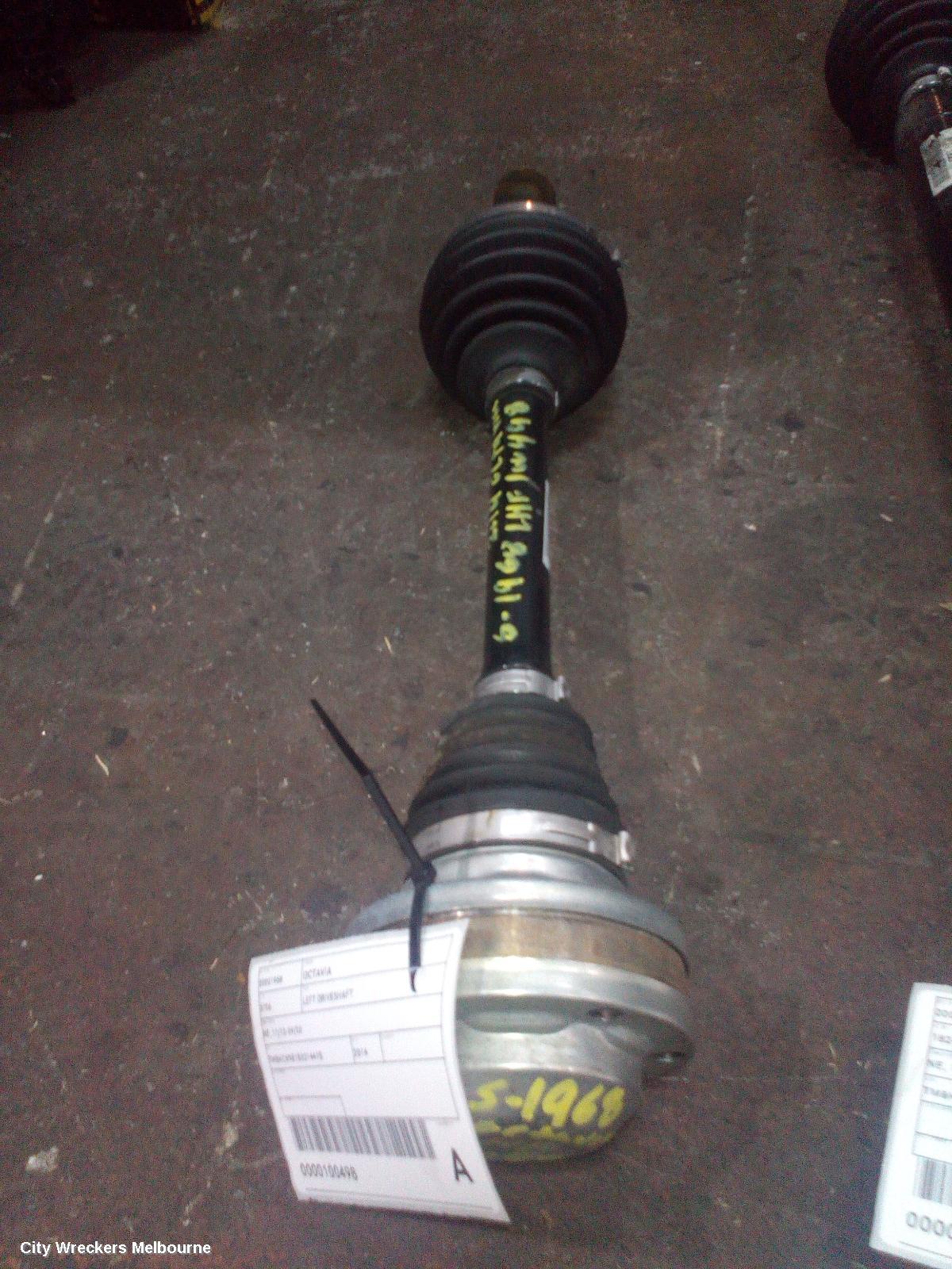 SKODA OCTAVIA LEFT DRIVESHAFT, NE, 09/2013 - 09/2020