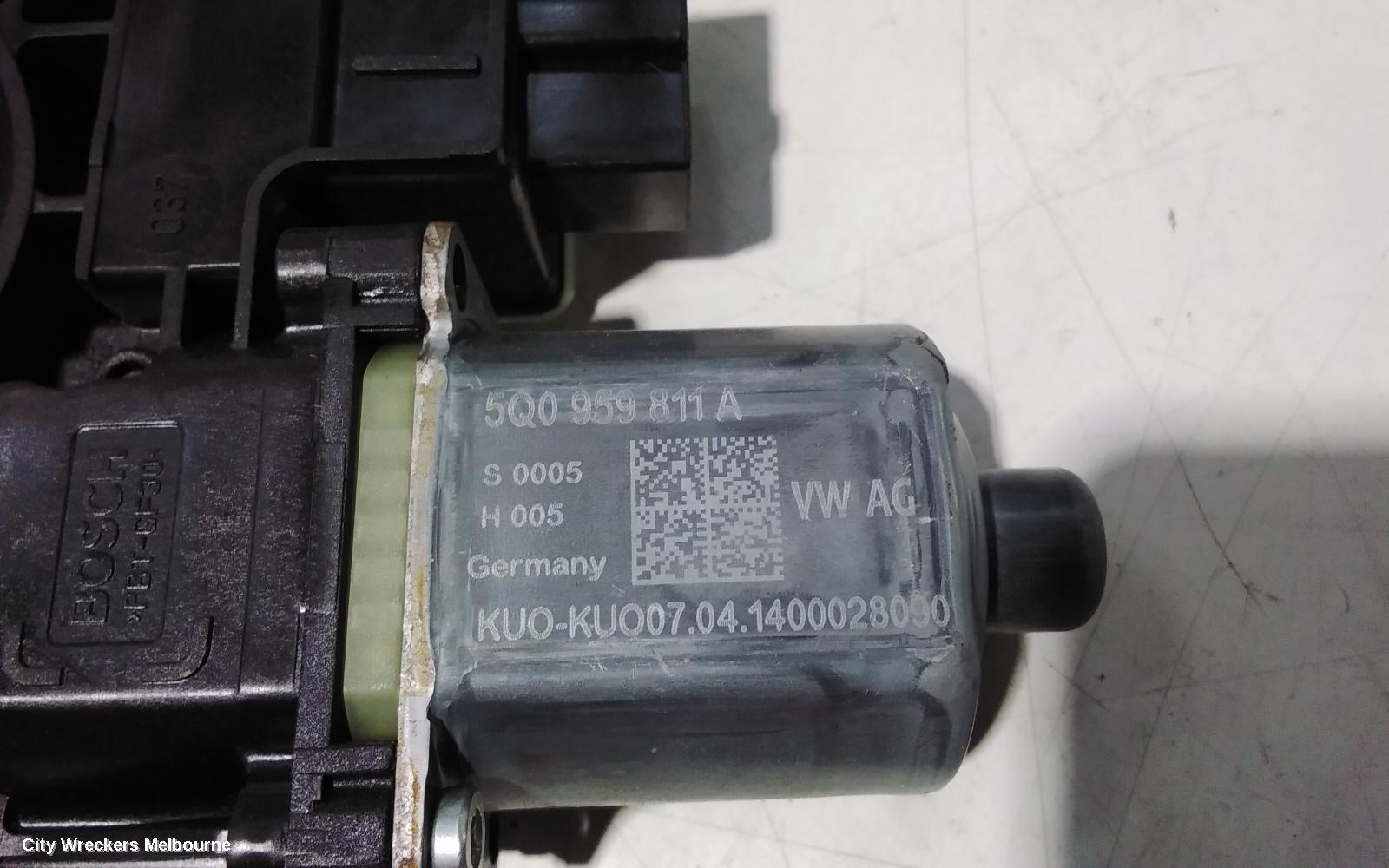 SKODA OCTAVIA LEFT REAR WND REG/MOTOR, NE, 09/2013 - 09/2020