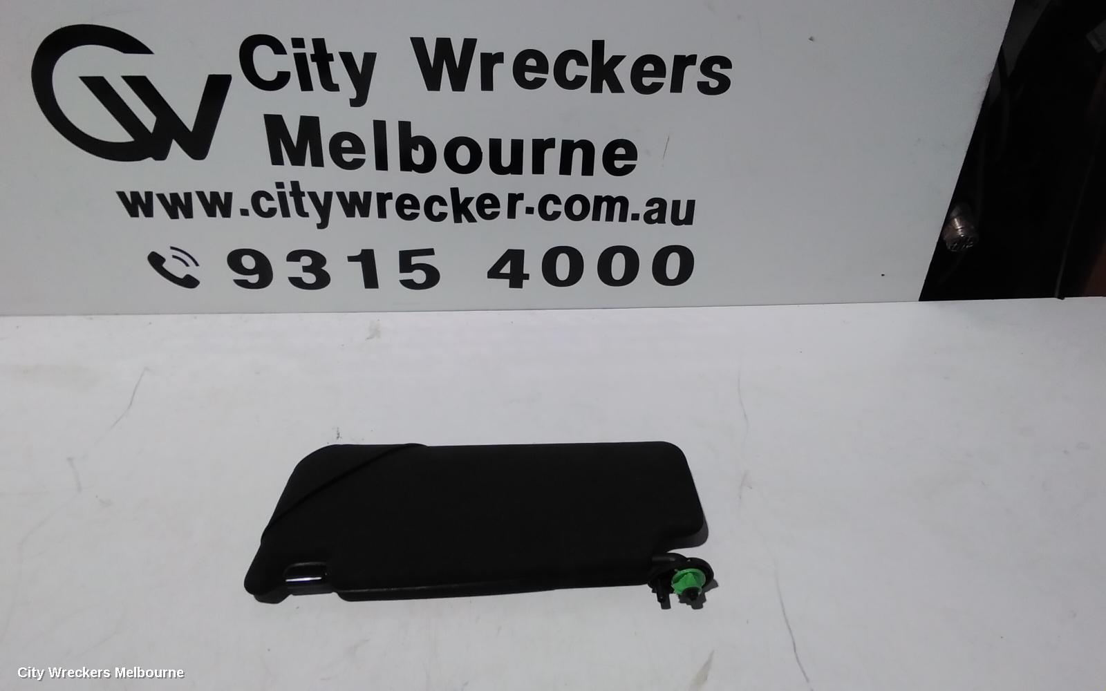 HONDA CIVIC SUNVISOR, 10TH GEN, RH SIDE, DARK GREY, CLOTH, 05/2016 - 08/2021