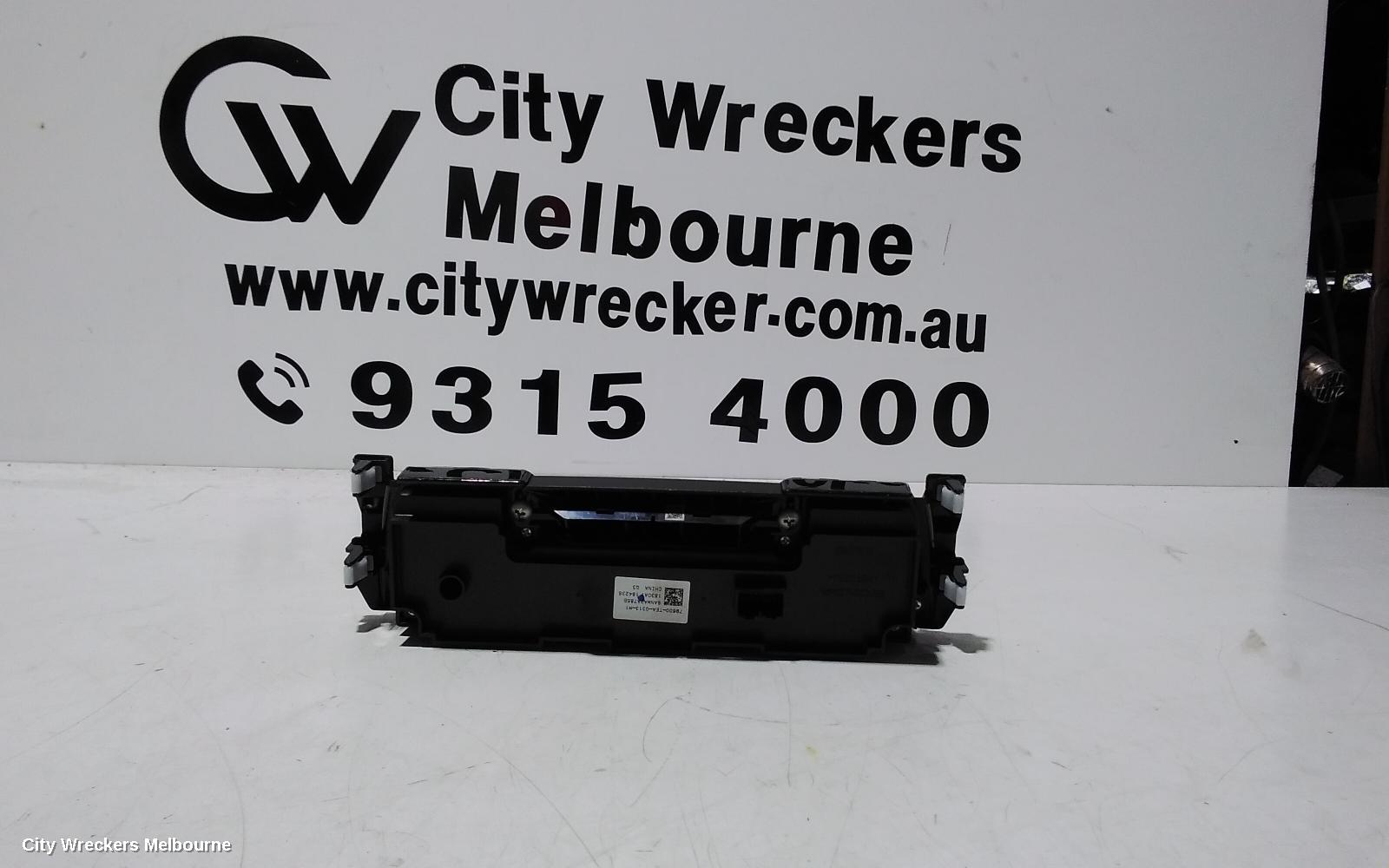 HONDA CIVIC HEATER/AC CONTROLS, 10TH GEN, SINGLE ZONE CLIMATE CONTROL TYPE, 05/2016 - 08/2021