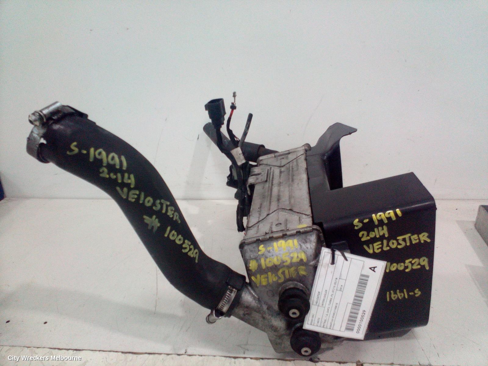 HYUNDAI VELOSTER INTERCOOLER, PETROL, 1.6, G4FJ, TURBO, FS, 07/2012 - 02/2018